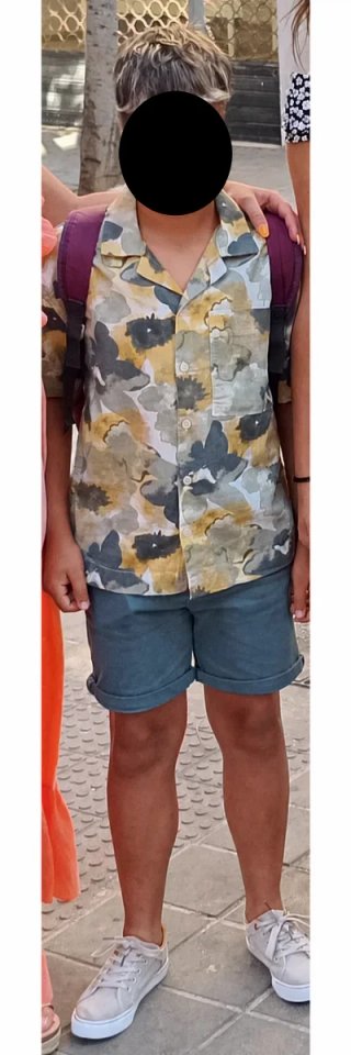 Camisa Zara niño estampado floral