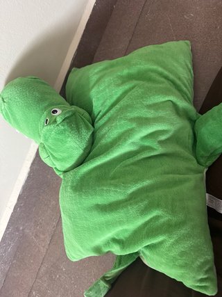 Almohada Peluche Rexy Dinosaurio Verde