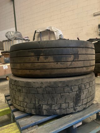 7 Llantas para Camión con gomas 265/70R17.5  20€pp