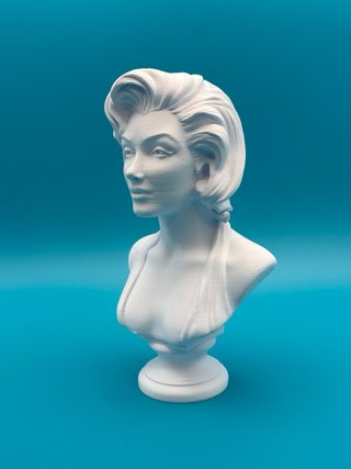 Busto Marilyn Monroe 3D Altezza 25cm