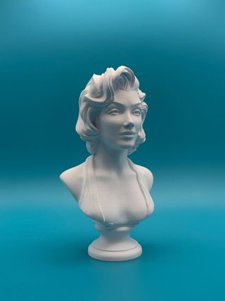 Busto Marilyn Monroe 3D Altezza 25cm