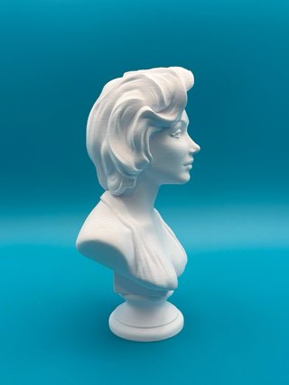 Busto Marilyn Monroe 3D Altezza 25cm