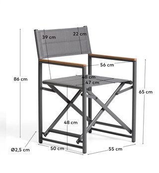 Sedia pieghevole Kave Home Tisno