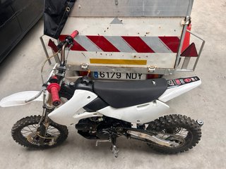 Pit Bike Infantil Motocross Blanca