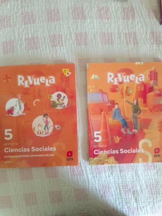 Libro ciencias sociales 5 primaria revuela