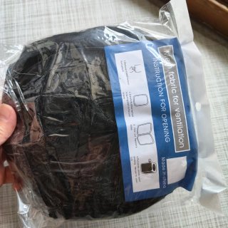 Cesto portatutto in nylon nero