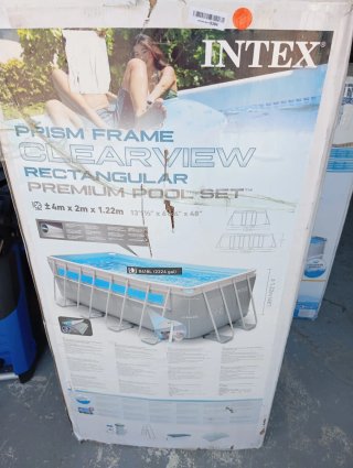 Piscina desmontable Intex rectangular 400x200x122