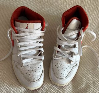 Zapatillas Nike Jordan Blancas Rojas Talla 37.5