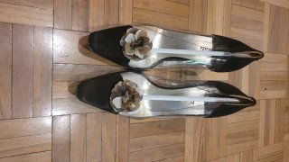 Zapatos salón marrones talla 38