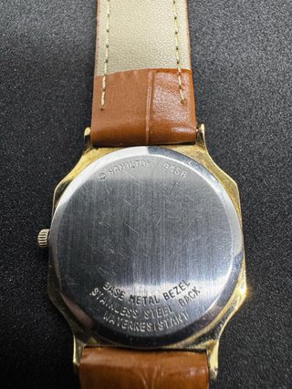 Reloj Hamilton Saville Oro Marron