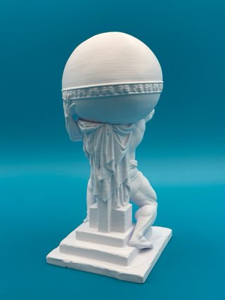 Busto 3D Atlante Titano H25cm