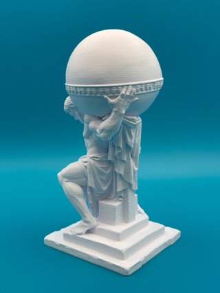 Busto 3D Atlante Titano H25cm