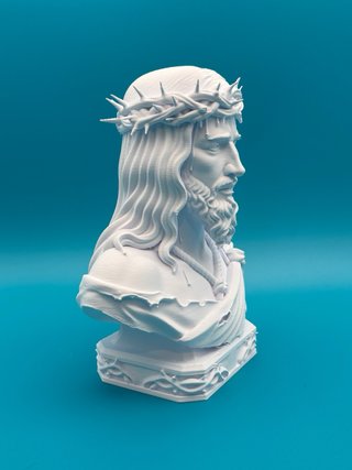 Busto 3D Gesù - Altezza 25cm