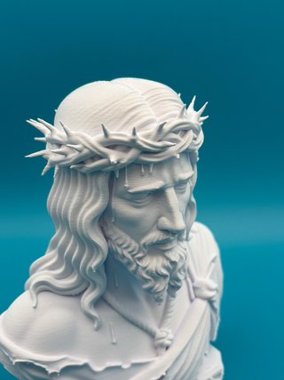 Busto 3D Gesù - Altezza 25cm