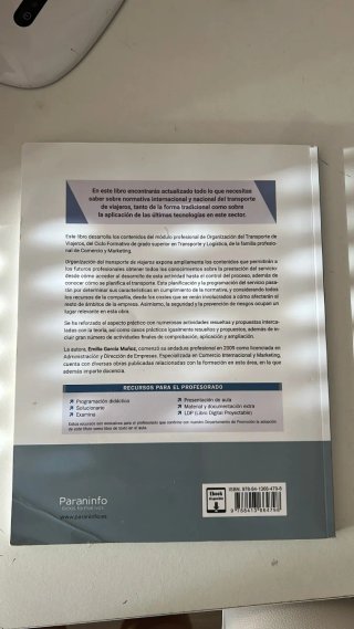 Organización del transporte de viajeros libro