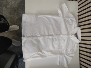 Camisa Tommy Hilfiger Blanca Manga Corta