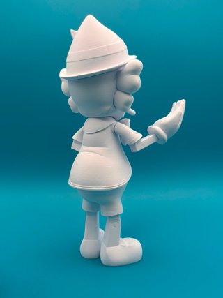 Busto Pinocchio Kaws 3D 20cm e 12cm