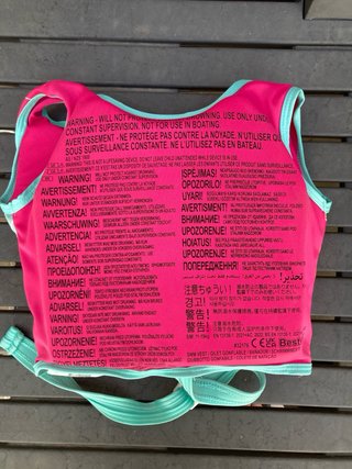 Chaleco Salvavidas Infantil Rosa