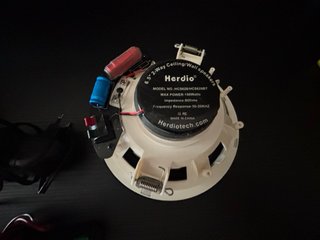 Altavoces empotrables blancos Herdio