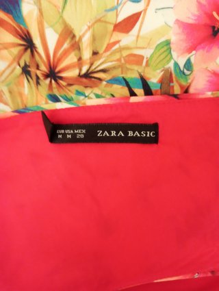 Vestido floral Zara Talla M (38)