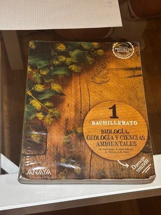 Libro de 1ero bachillerato biologia
