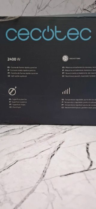Plancha Cecotec Tasty&Grill 3000 Rockwater XXL