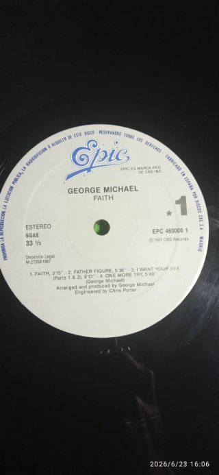 Vinilo George Michael Faith LP