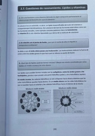 Libro una biología para todos. Segundo bachillerat