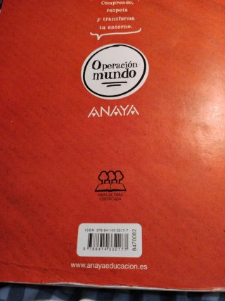 Geografía 2o Bachillerato. Operación Mundo. ANAYA