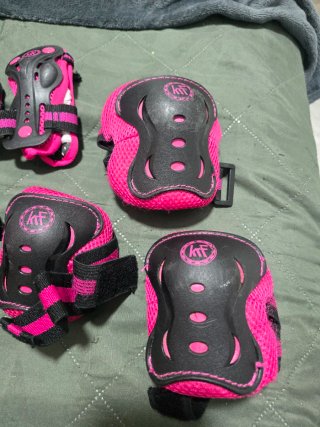 Set Protecciones Patinaje KRF Junior Niña