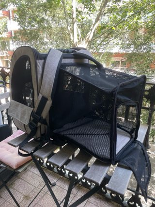 Mochila transportín expandible Pecute