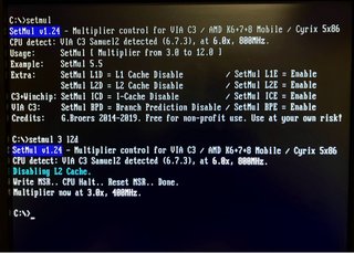 Mini PC Retro MSDOS VIA C3