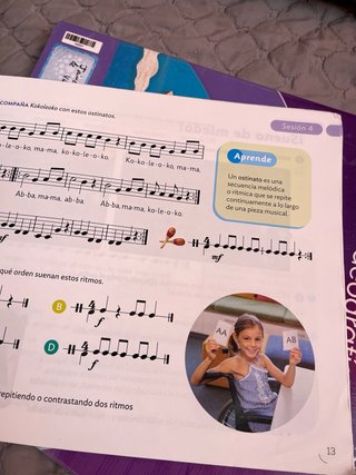 Libro Música 4º Primaria Santillana