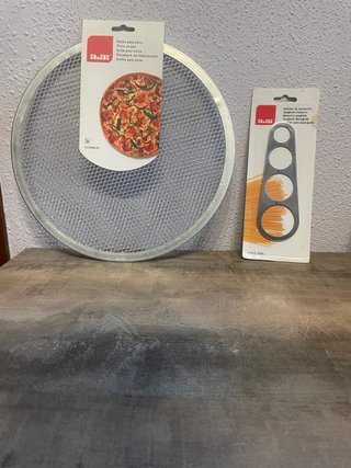 Bandeja pizza y medidor espaguetis ibili
