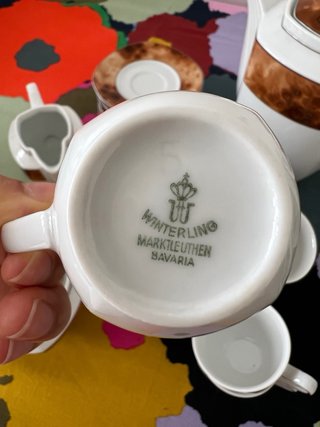 Set Porcellana Winterling Tè Caffè