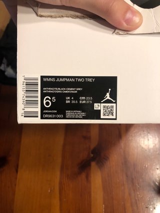 Zapatillas Jordan WMNS JUMPMAN TWO TREY Grises