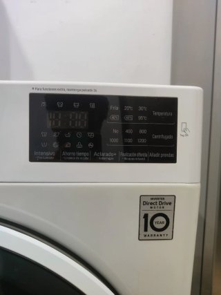 Lavadora LG Direct Drive 8kg