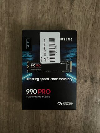 Samsung 990 PRO 4TB SSD NVMe M.2