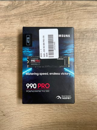 4TB SSD NVMe M.2 Samsung 990 PRO PCIe 4.0 7450MB/s