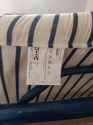 Cama supletoria plegable Ikea Nazaré 80x193