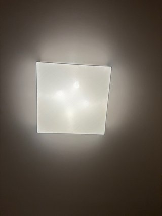 Lámpara infantil rectangular blanca