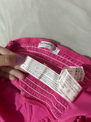 Top rosa encaje talla S Stradivarius casi nuevo