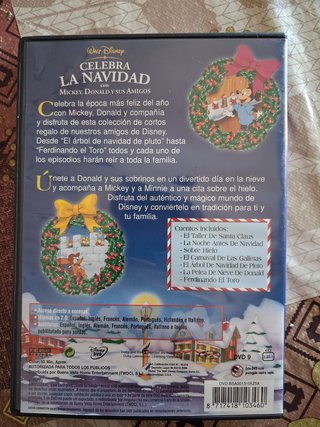 DVD Celebra la Navidad con Mickey Donald y Amigos