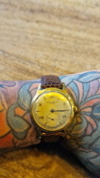 Reloj Baume & Mercier Oro y Marrón