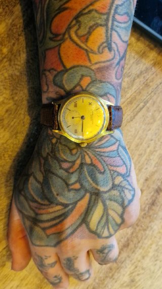 Reloj Baume & Mercier Oro y Marrón