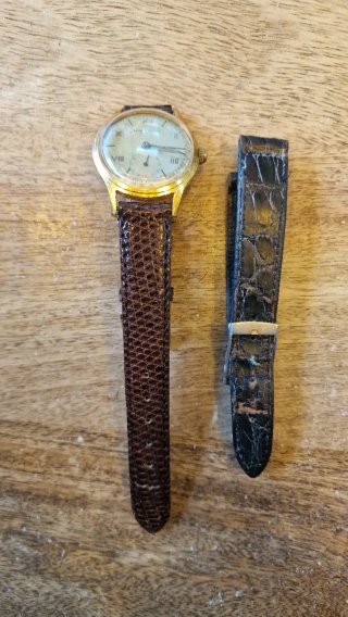Reloj Baume & Mercier Oro y Marrón
