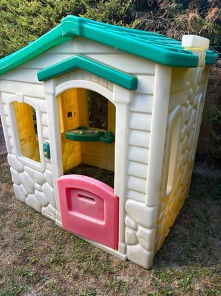 Casita de jardín infantil de plástico