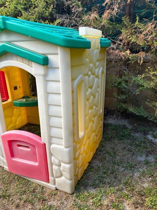 Casita de jardín infantil de plástico
