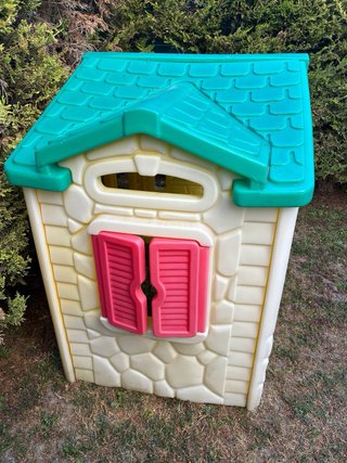 Casita de jardín infantil de plástico