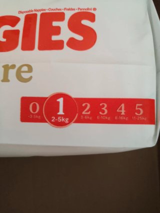 Lote 3 packs Pañales Huggies Talla 1 (2-5kg)
